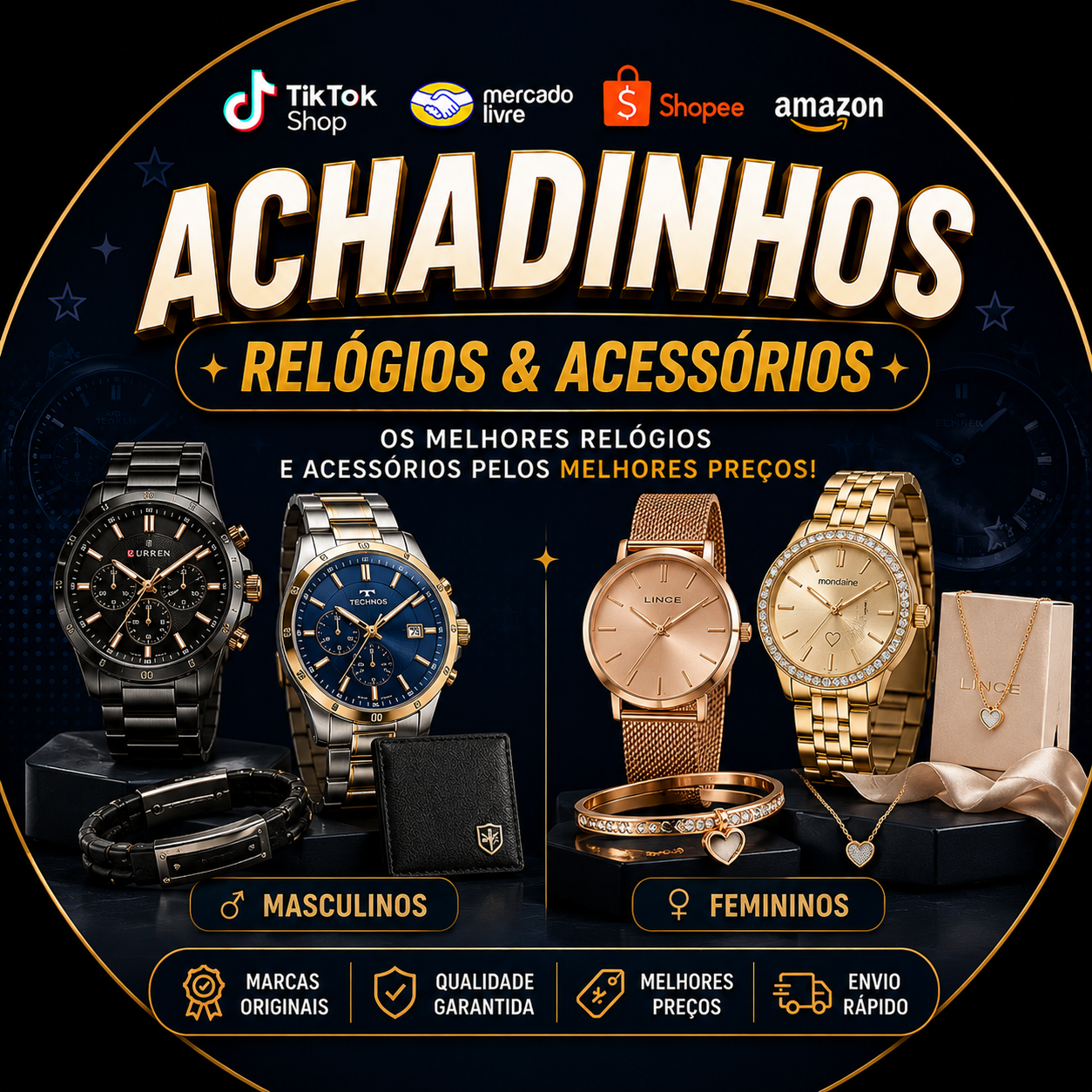 Relógios e Acessórios